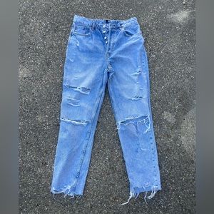 H&M Distressed Jeans.